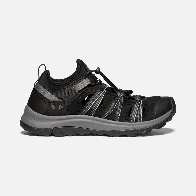 Keen Terradora II All Terrain Trekkingsandalen Damen DE-57831 Black/Light Gray - Keen Damenschuhe Sc